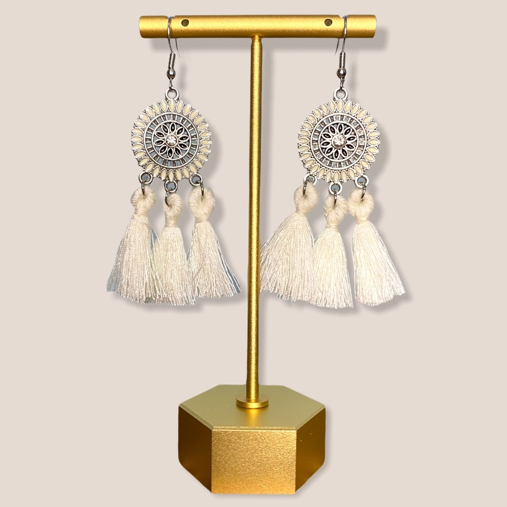 Hippie Boho Chic Fringe Tassel Earrings